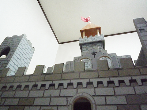 あっ、お城が…。